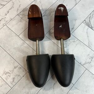 Set of two wooden shoe trees 11.5 inches long